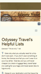 Mobile Screenshot of neodysseytravel.com